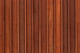Dark warm brown wood wall background texture, modern wooden planks