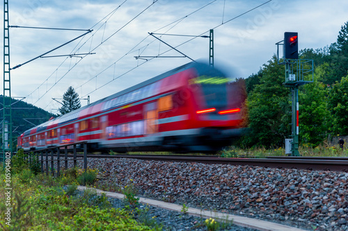 Rote Regionalbahn