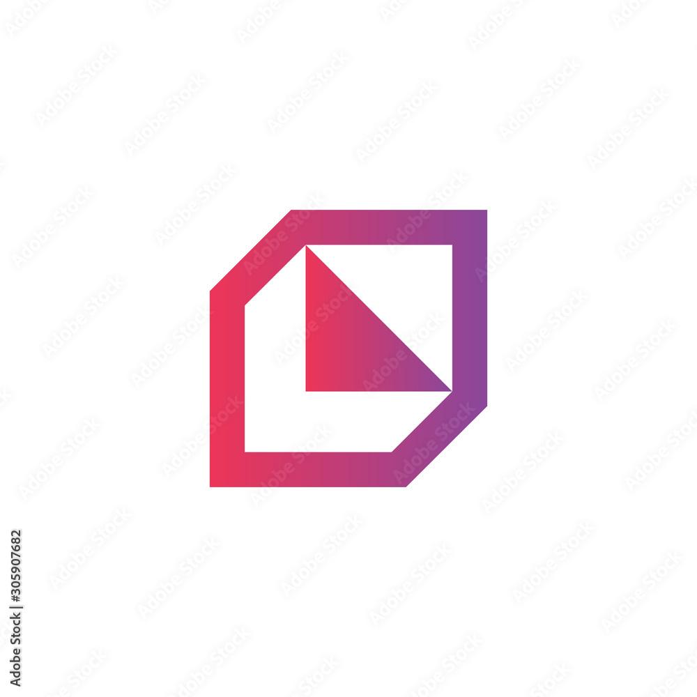 logo doc letter L vector logo doc letter L vector