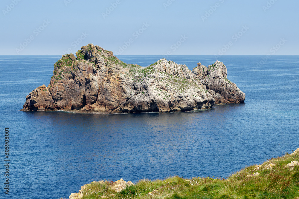 landscape in the coast in the north of spain