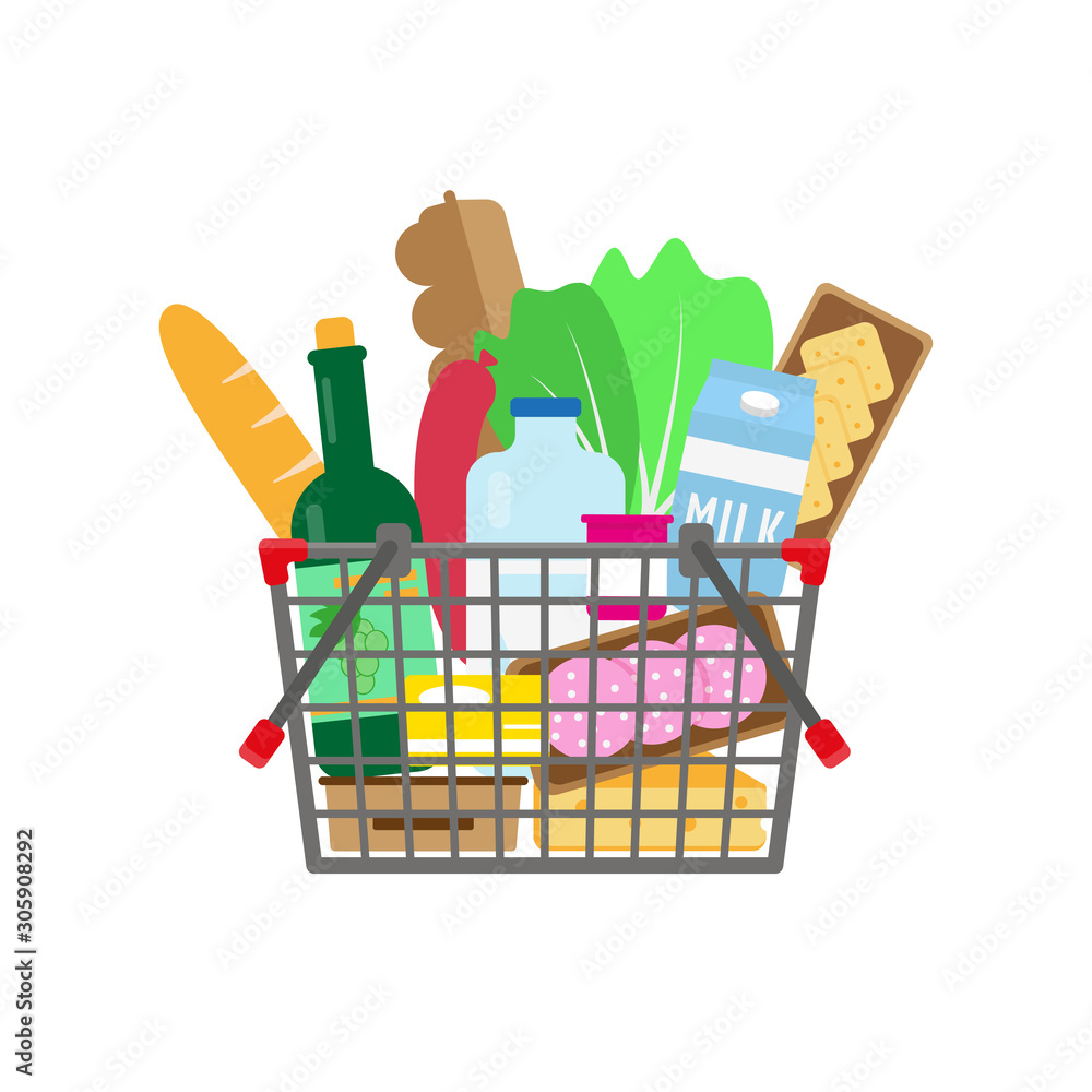 13,400+ Shopping Basket Stock Illustrations, Royalty-Free Vector Graphics &  Clip Art - iStock