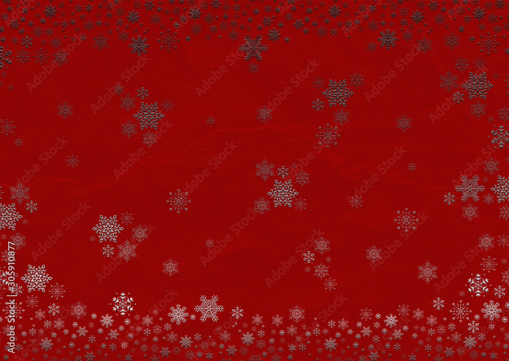 Red Abstract Christmas Snowflakes Background Red Abstract Christmas Snowflakes Background