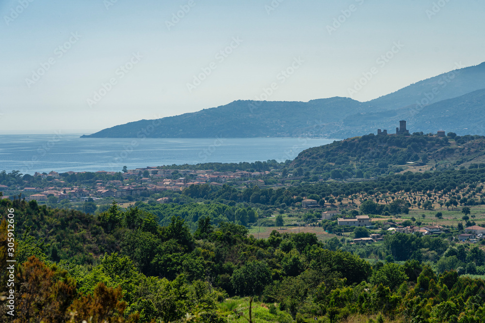 Landscape in Cilento near Ascea