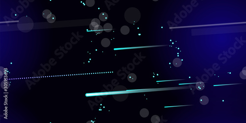 Fast Effect. Motion Neon. Seamless Pattern. Glitch