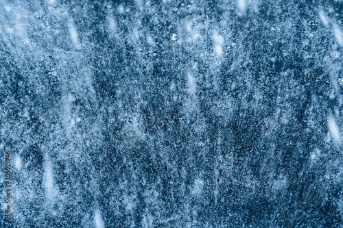  Beautiful winter texture of ice and snow. cold background