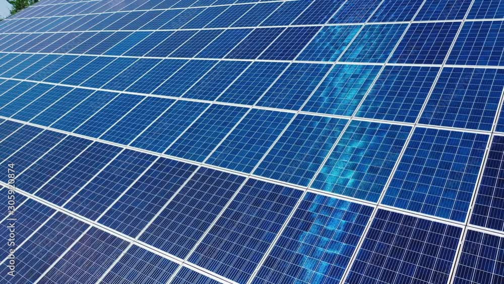 Detail shot of solar panel. Background of photovoltaic modules for renewable energy Detail shot of solar panel. Background of photovoltaic modules for renewable energy