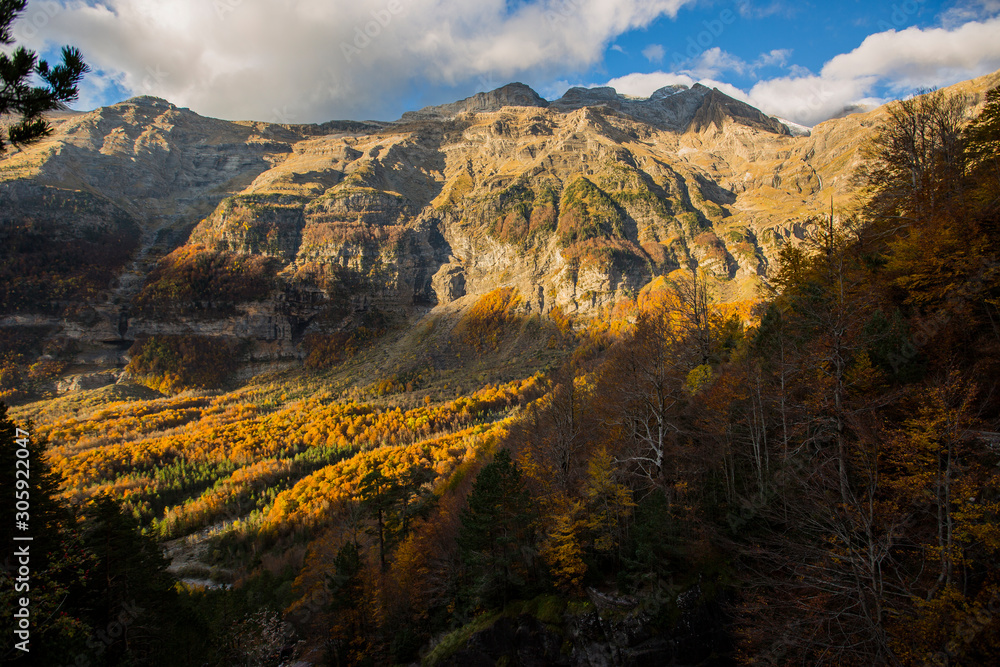 Autumn in Pineta, Ordesa and Monte Perdido National Park, Spain