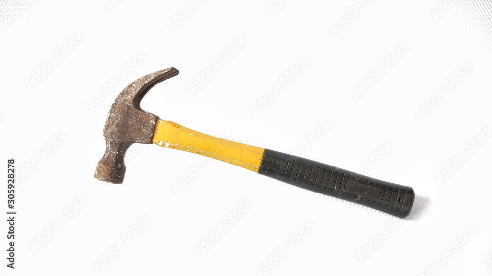 Image of hammer isolated on white background Image of hammer isolated on white background
