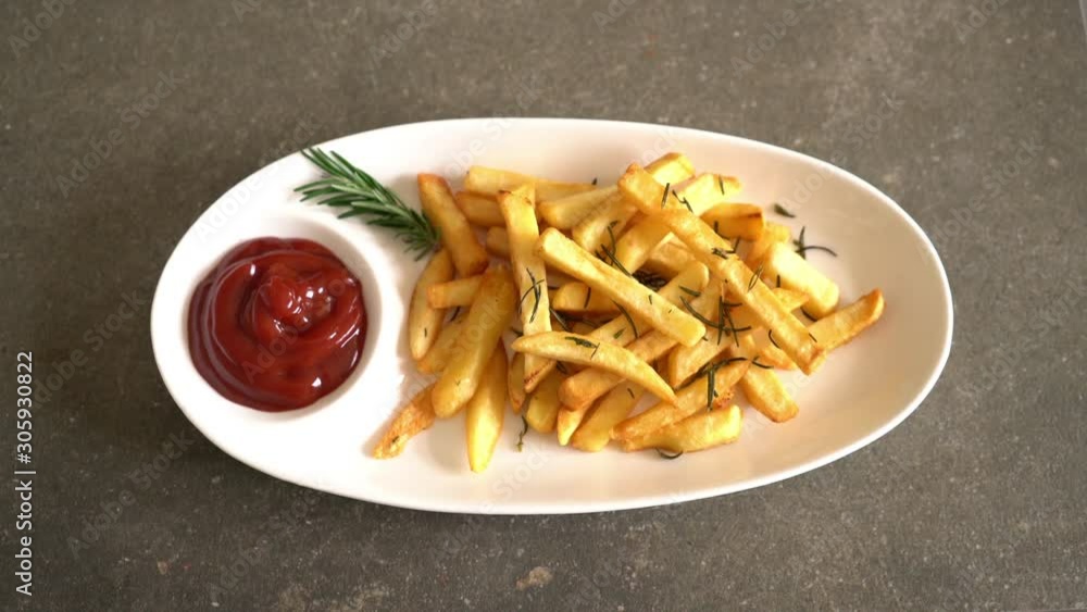 french fries with sauce on plate french fries with sauce on plate