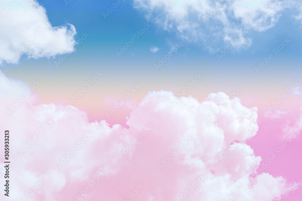 Pastel sky wallpaper, abstract background with clouds and sunlight., cloud subtle background with a pastel color.