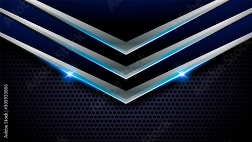 blue steel abstract background vector illustration