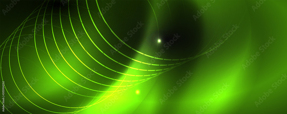 Shiny neon techno template. Neon lines background, 80s style laser rays Shiny neon techno template. Neon lines background, 80s style laser rays