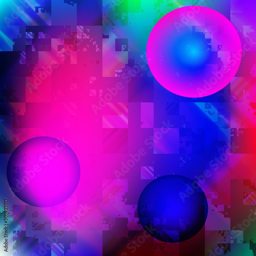 Modern Futuristic Background.