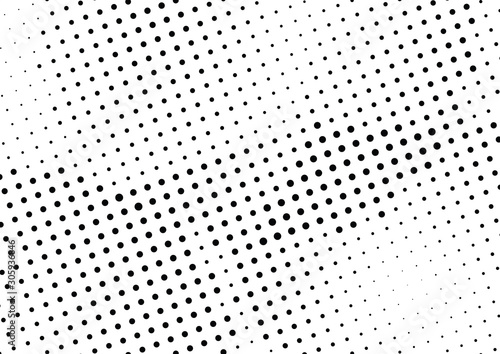 Abstract halftone dotted background. Monochrome grunge pattern with dot and circles.  Vector modern pop art texture for posters  sites  business cards  cover  postcards  labels  stickers layout.