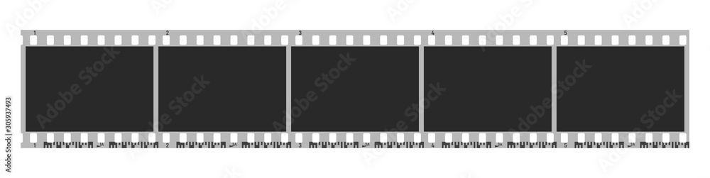 Five photo camera blank frames. Camera roll Five photo camera blank frames. Camera roll