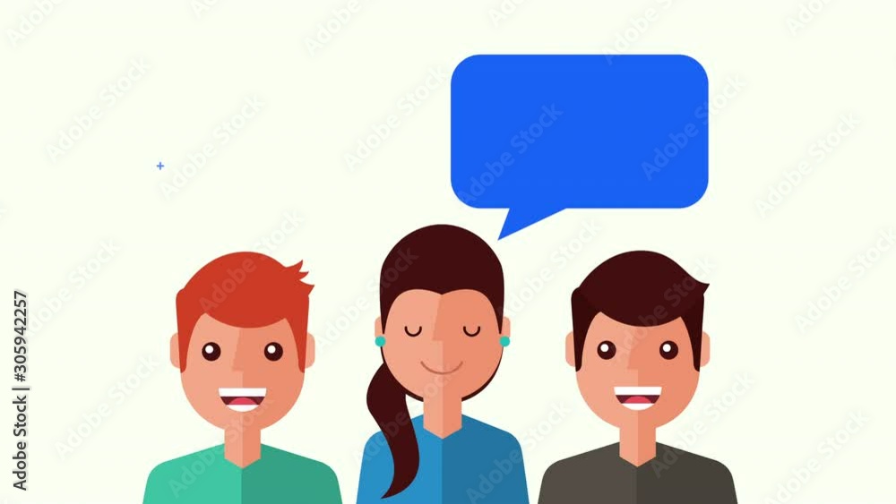 social media technology with community and speech bubble social media technology with community and speech bubble