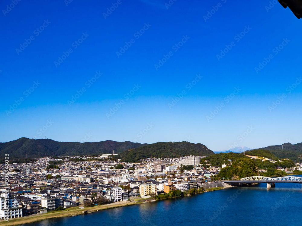 お城から見る名古屋の風景