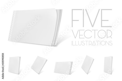 Templates blank magazine