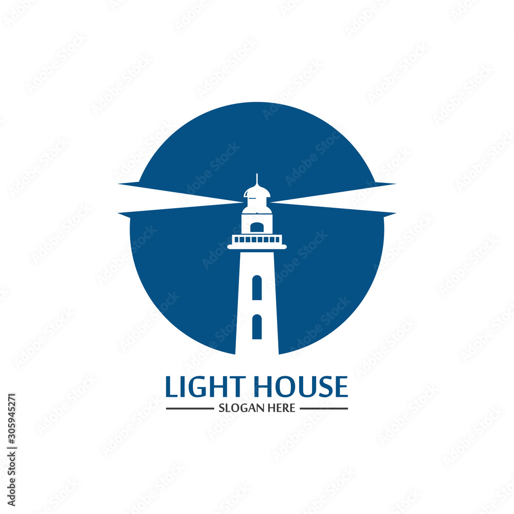 Lighthouse logo icon vector template Lighthouse logo icon vector template