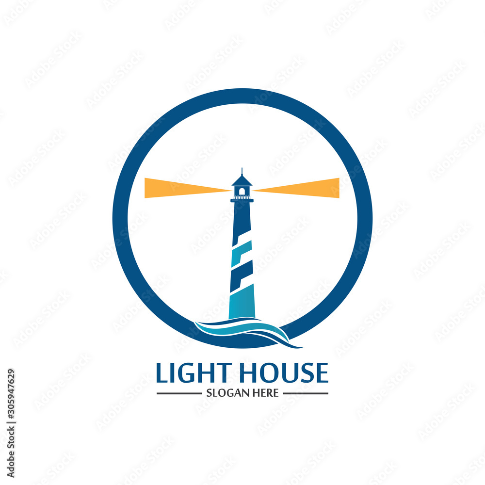 Lighthouse logo icon vector template Lighthouse logo icon vector template