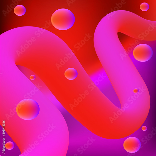 Purple Abstract Futuristic ...