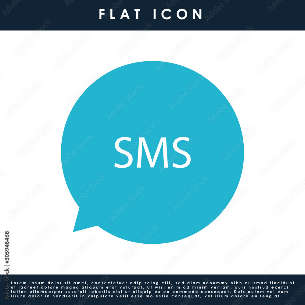 Chat Speech Illustration Icon Flat Design, Graphic Element Chat Speech Illustration Icon Flat Design, Graphic Element