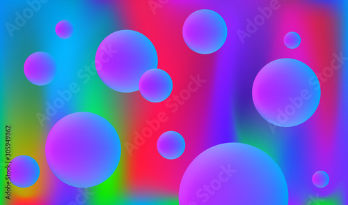 Background with Violet Flui...