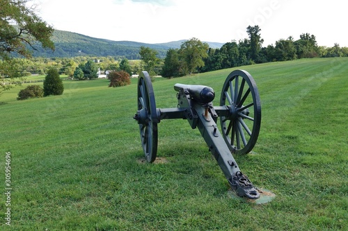 Cannon from the Civil War battle of Harpers Ferry in Bolivar Heights, West Virginia, United States