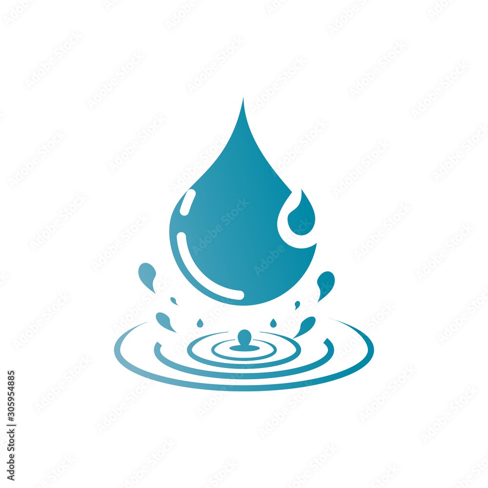 water drop Logo. water droplet icon. illustration element vector water drop Logo. water droplet icon. illustration element vector