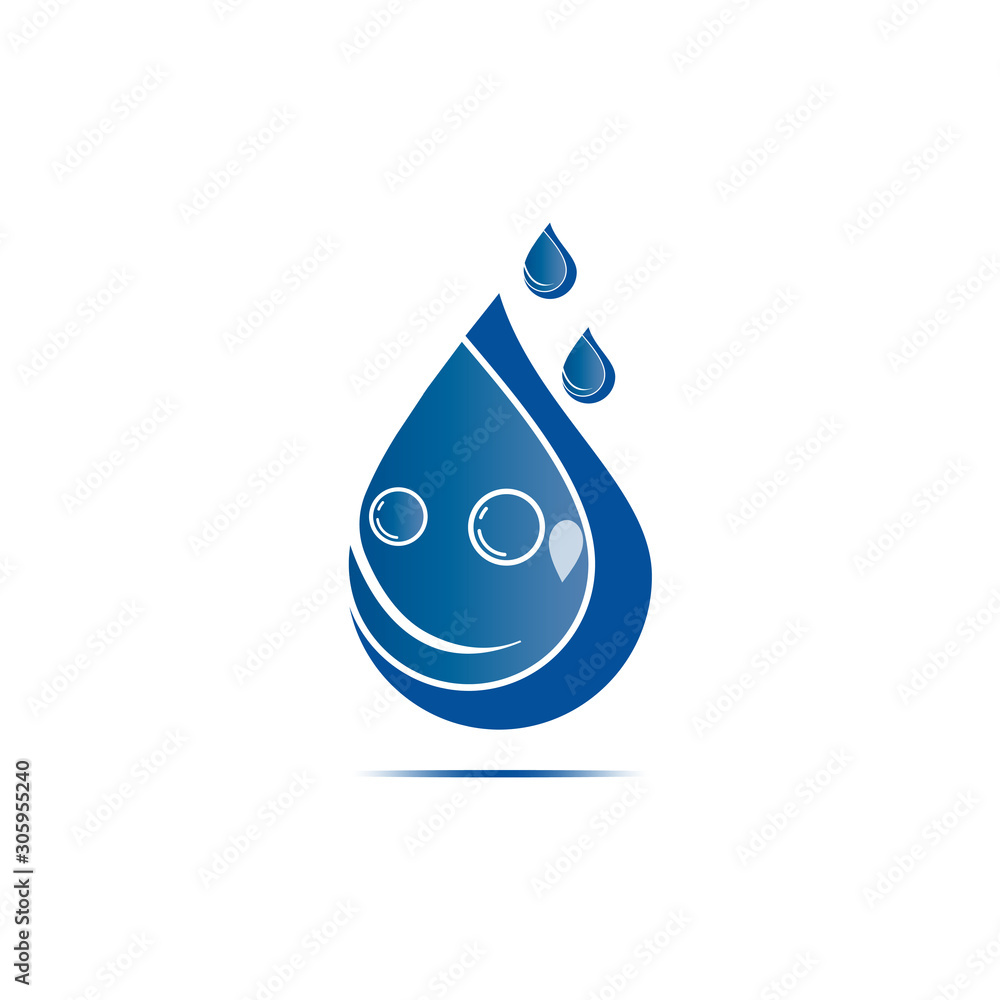 water drop Logo. water droplet icon. illustration element vector water drop Logo. water droplet icon. illustration element vector