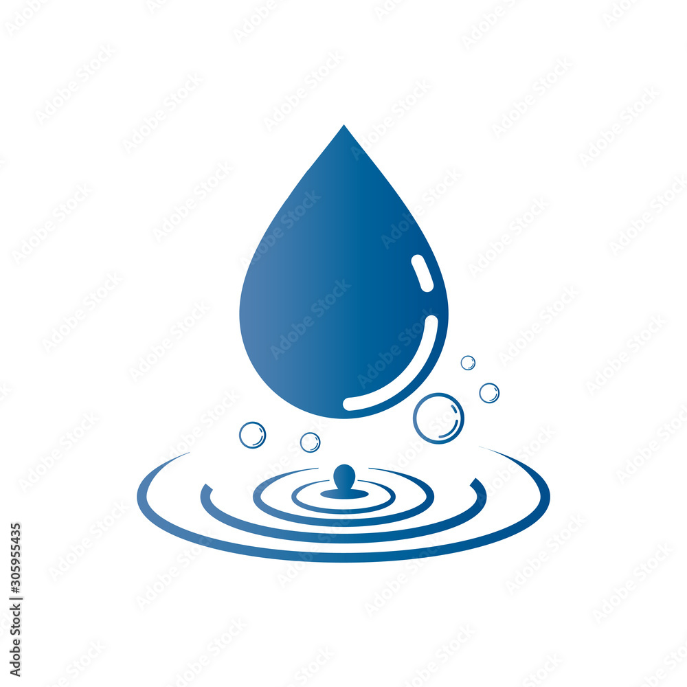 water drop Logo. water droplet icon. illustration element vector water drop Logo. water droplet icon. illustration element vector