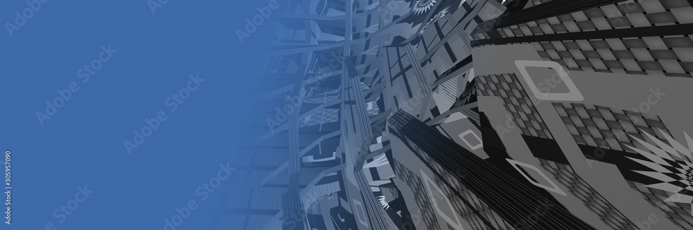 Fototapeta premium Abstract illustration