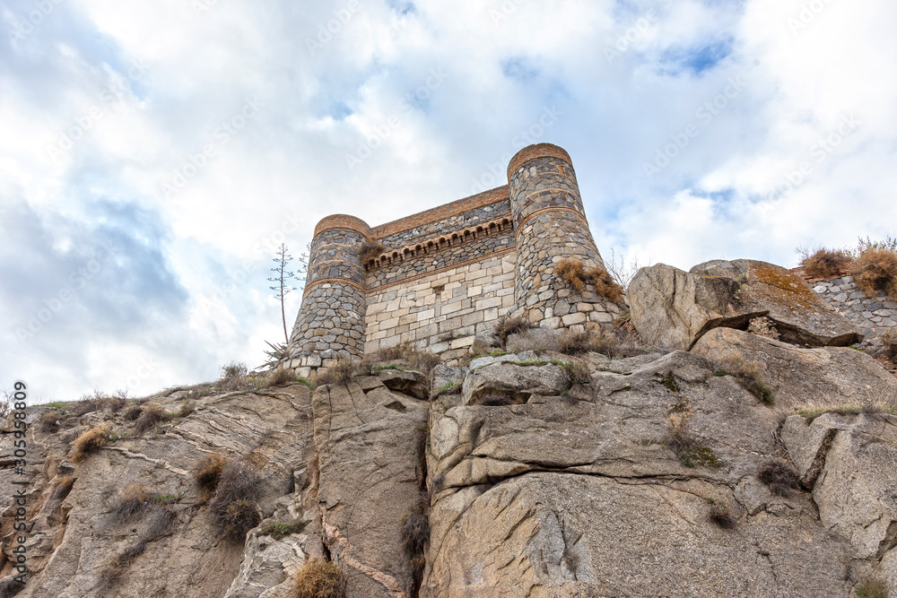 ancient castle on the rock