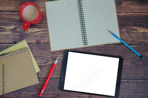 Fotografía Write on paper or tablet.