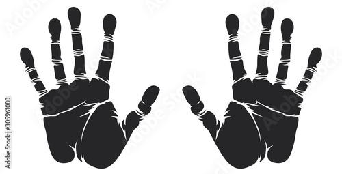 Print of hand