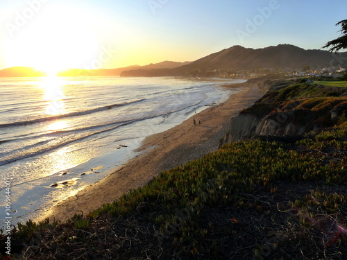 Küste am Capinteria Beach bei Santa Barbara Kalifornien