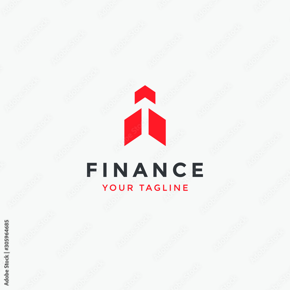 Fototapeta premium finance logo template for all business
