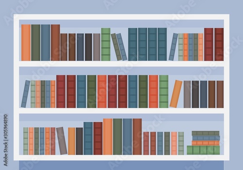 Library books