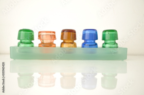 Dental medicine cavities bottle,variety of medicine bottles colorful glass