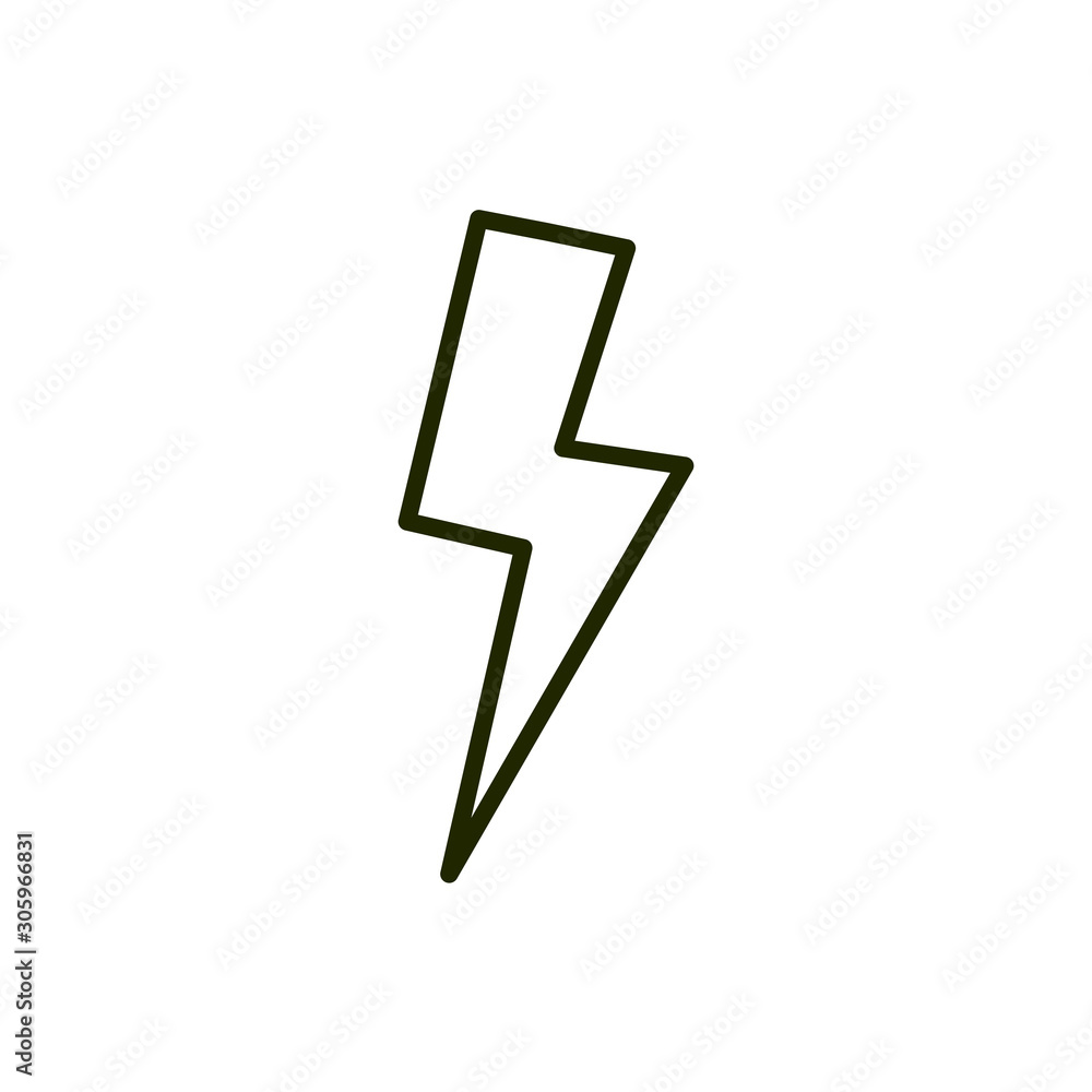 power thunderbolt environment ecology line and fill power thunderbolt environment ecology line and fill
