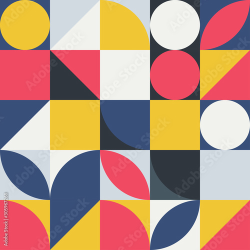 Free Download geometric abstract background, poster design, simple shapes in complex geometric form - GFXLoad
