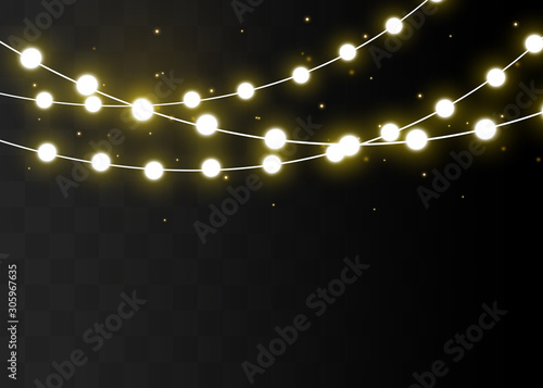 Christmas glowing lights