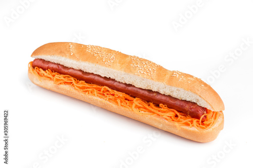 isolated photo on white background of a fast food product