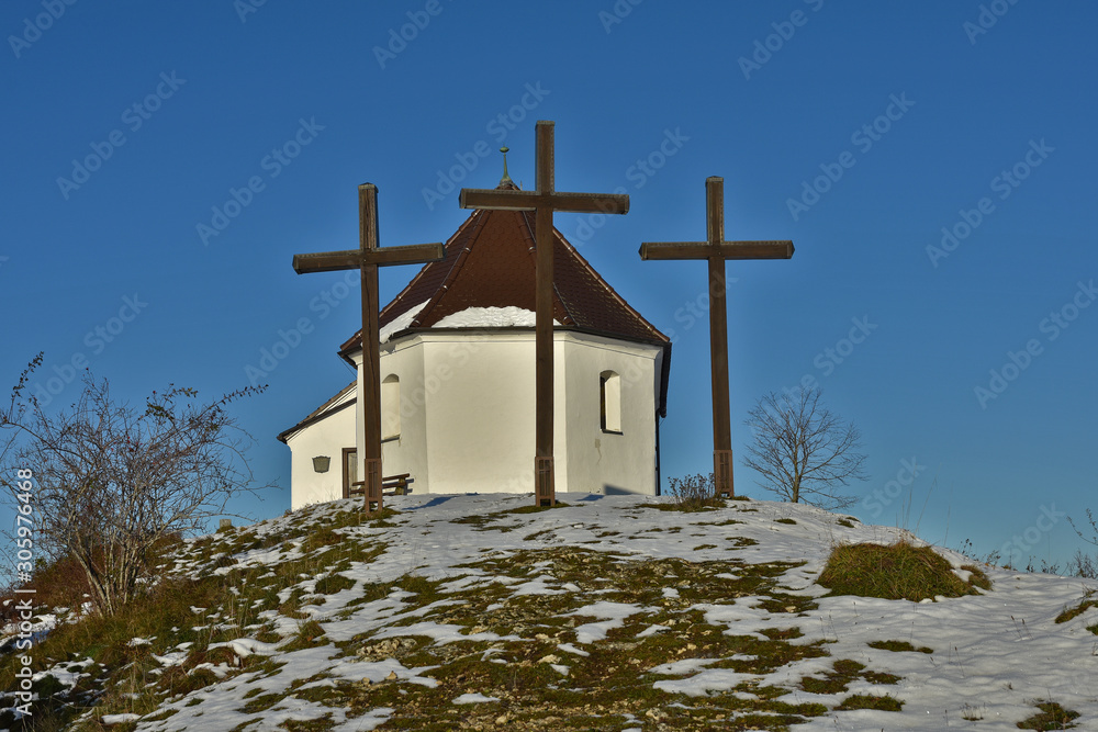 Salmendinger Kapelle auf dem Kornbühl,  Schwäbische Alb