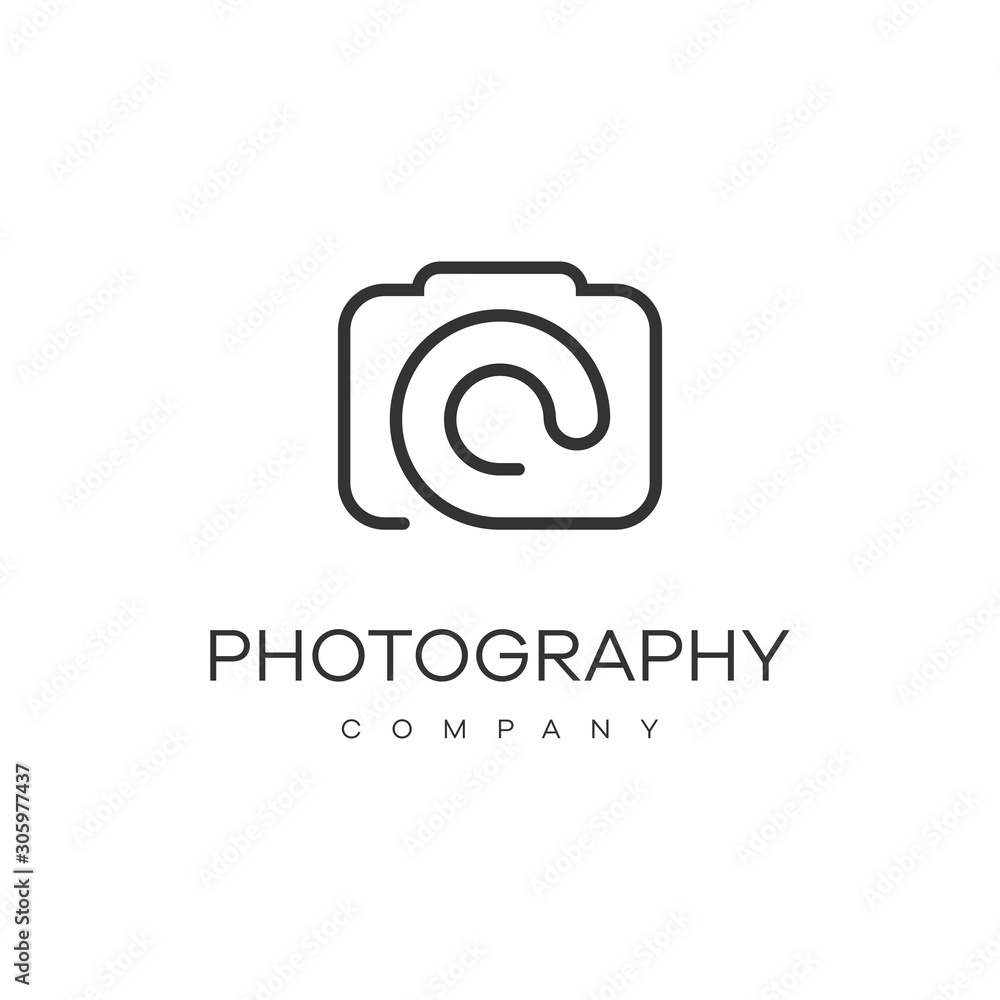 Photograpy badge and logo vector illustration template Photograpy badge and logo vector illustration template