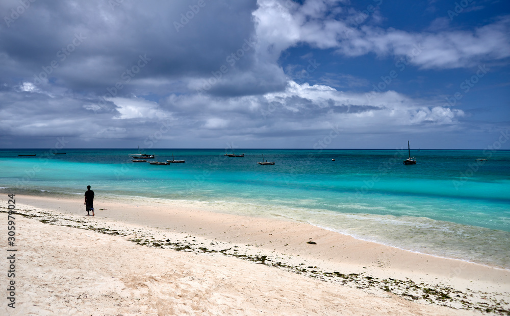 North beaches of Zanzibar