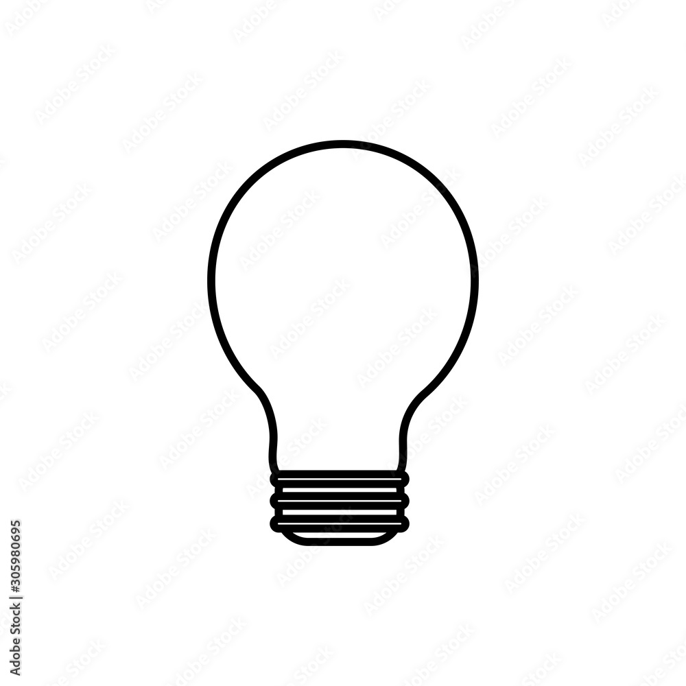 light bulb creativity idea learning online icon thick line light bulb creativity idea learning online icon thick line