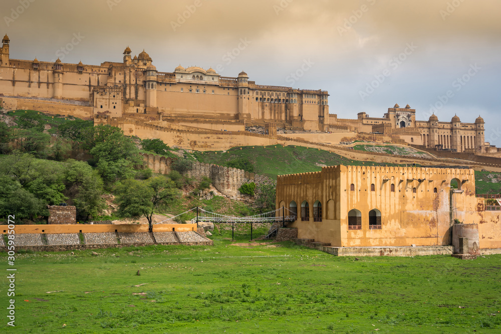 Amber Fort near Jaipur in Rajasthan, India Amber Fort near Jaipur in Rajasthan, India
