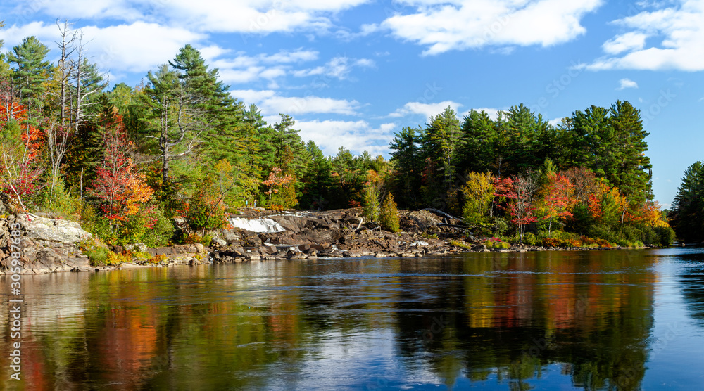 Scenic Wilson's Falls, the wildest on the North Branch of Muskoka Scenic Wilson's Falls, the wildest on the North Branch of Muskoka
