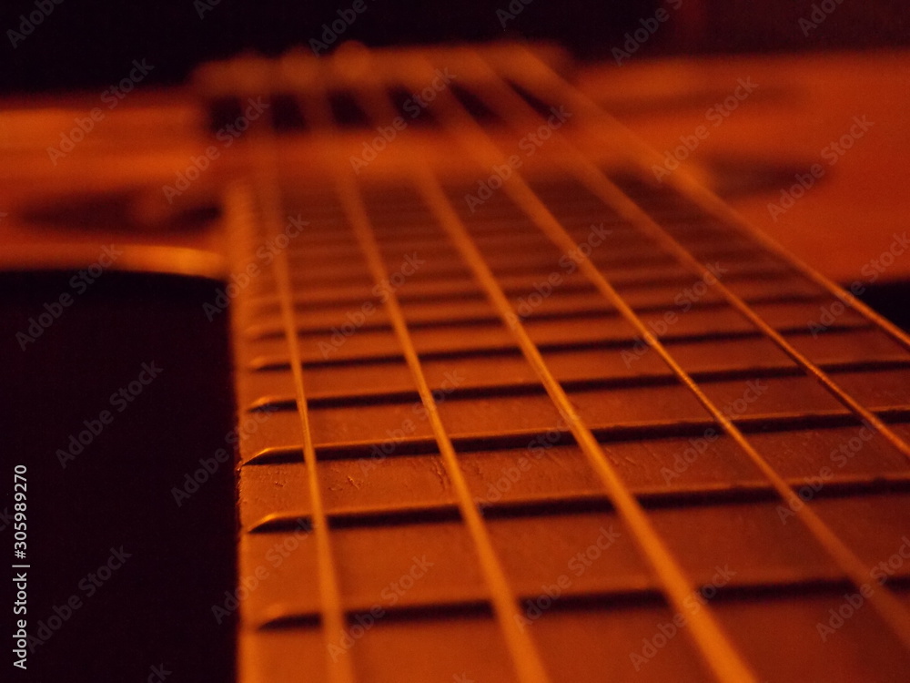 El traste de la guitarra